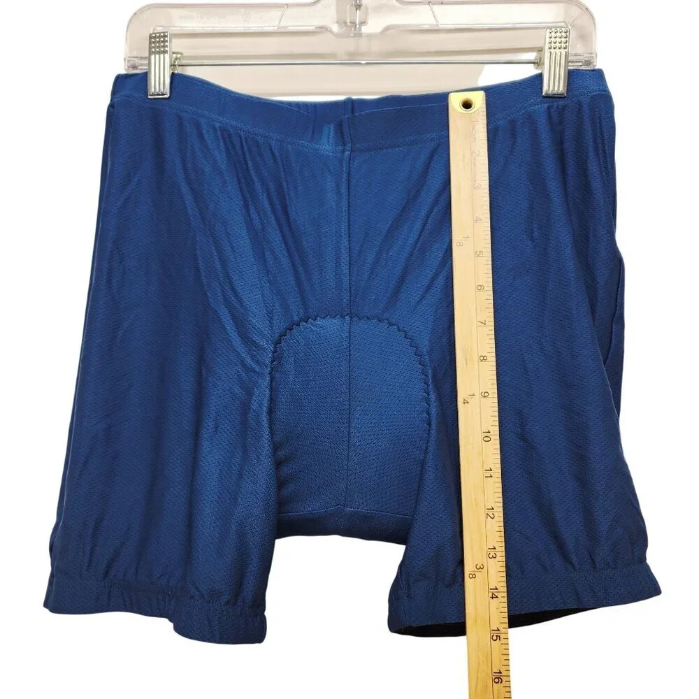 Mens Size XXL Blue Padded Cycling Shorts Breathable & Comfortable